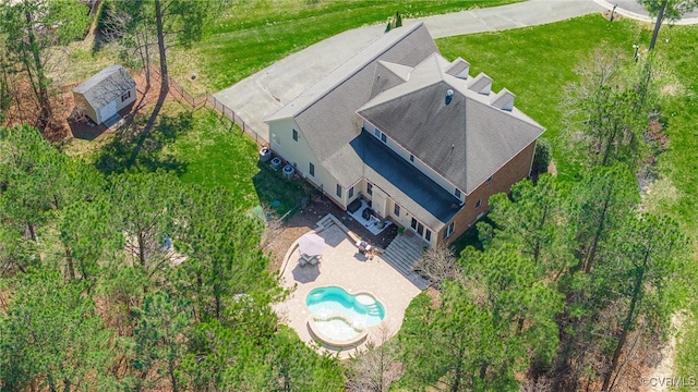 drone / aerial view