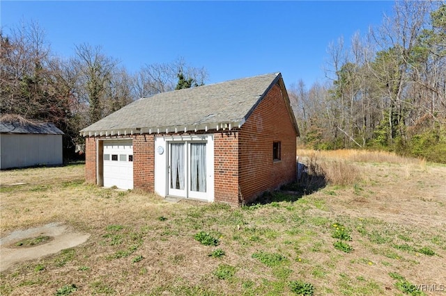 view of outbuilding featuring an outdoor structure