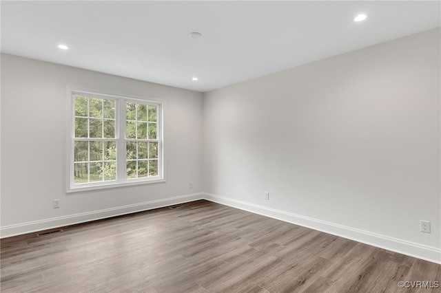 42 Mt Elba Rd, Columbia, VA 23038 - empty room with wood finished floors, baseboards, and recessed lighting