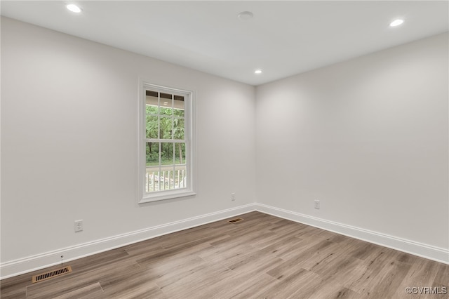 42 Mt Elba Rd, Columbia, VA 23038 - empty room with wood finished floors, baseboards, and recessed lighting