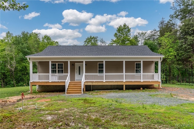 42 Mt Elba Rd, Columbia, VA 23038 - view of front facade with a porch