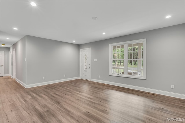 42 Mt Elba Rd, Columbia, VA 23038 - entryway with recessed lighting, baseboards, and wood finished floors