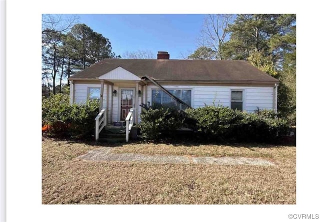 9310 Old Stage Hwy, Smithfield, VA 23430 - view of front facade with a chimney