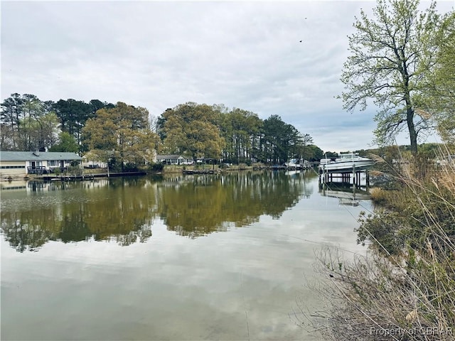276 Safe Harbor Lndg, Hague, VA 22469 - dock area featuring a water view