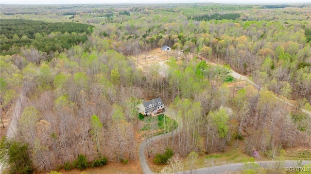 1635 Dorset Meadows Ln, Powhatan, VA 23139 - aerial view of property and surrounding area featuring a forest
