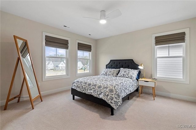 703 W Vaughan Rd, Hanover, VA 23005 - bedroom featuring light colored carpet and a ceiling fan