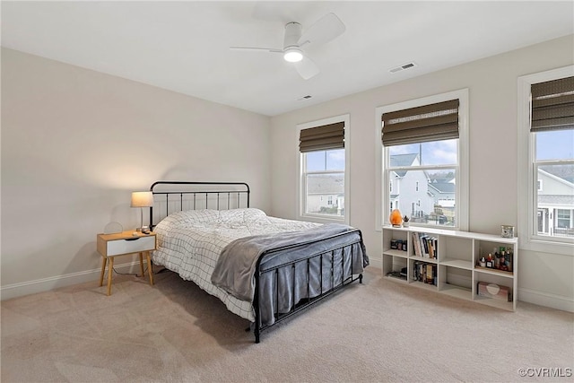 703 W Vaughan Rd, Hanover, VA 23005 - bedroom featuring carpet flooring and a ceiling fan