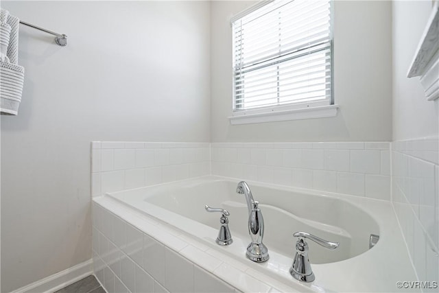 6328 Gossamer Aly, Moseley, VA 23120 - full bathroom featuring a bath and baseboards