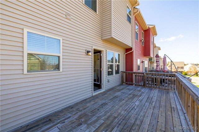 6328 Gossamer Aly, Moseley, VA 23120 - view of wooden deck