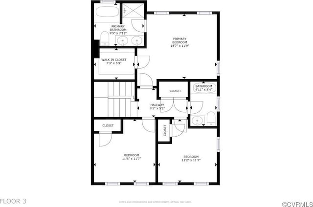 6328 Gossamer Aly, Moseley, VA 23120 - view of layout