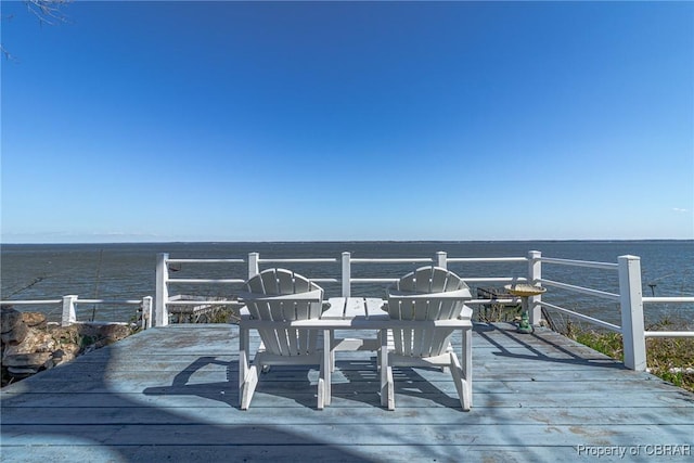 289 Oyster Shell Rd, Laneview, VA 22560 - deck with a water view