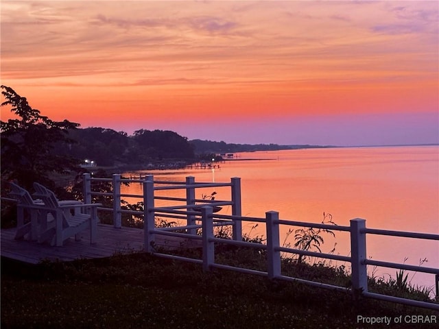 289 Oyster Shell Rd, Laneview, VA 22560 - dock with a water view