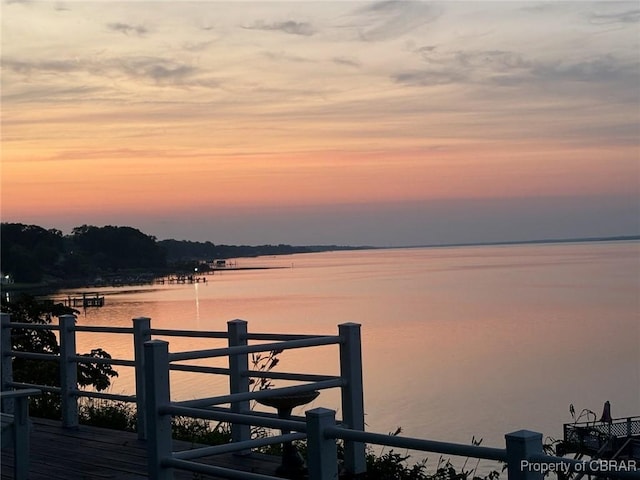289 Oyster Shell Rd, Laneview, VA 22560 - dock area featuring a water view