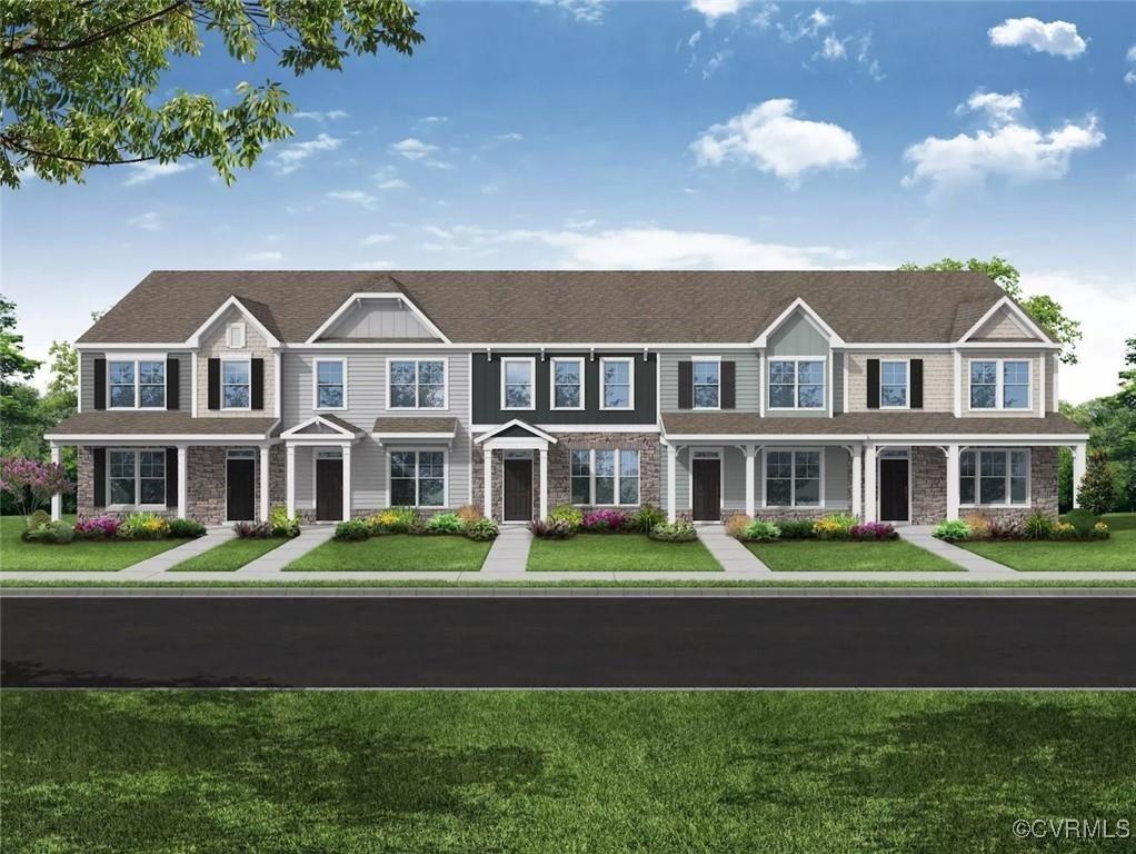 multi unit property with a front yard
