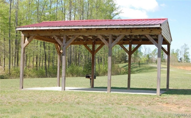 LOT73 Dove Ct, Louisa, VA 23024 - surrounding community with a gazebo and a lawn