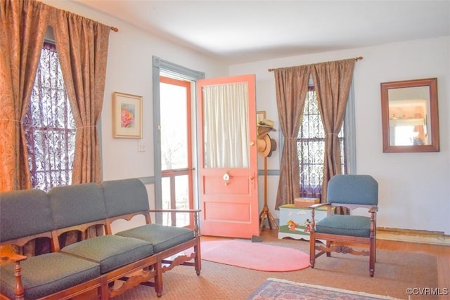 view of sitting room