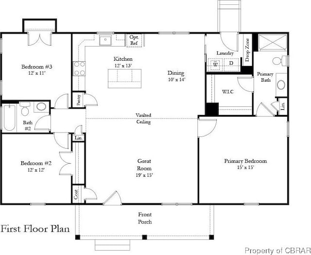 981 Knights Landing Dr, Heathsville, VA 22473 - view of floor plan / room layout