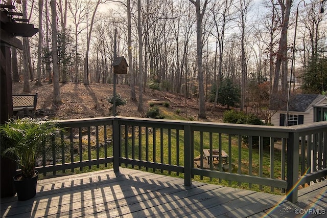 2810 Winterfield Rd, Midlothian, VA 23113 - deck with an outdoor structure