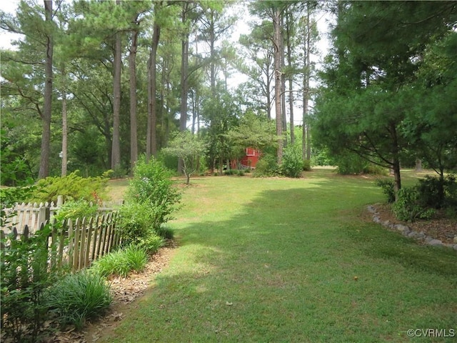9616 Sunnyside Rd, Mc Kenney, VA 23872 - view of yard featuring fence