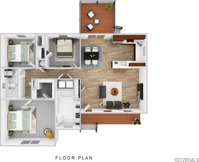 8031 Lake Shore Dr, North Chesterfield, VA 23235 - plan