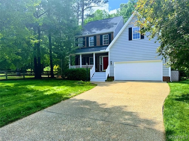 14312 Ashdale Way, Chesterfield, VA 23832 - view of front of property with driveway, covered porch, and roof with shingles