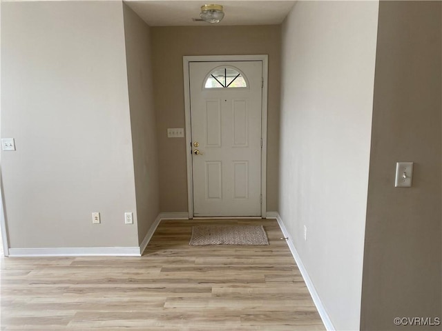 2404 Wanstead Ct, Henrico, VA 23238 - doorway with light wood-type flooring and baseboards