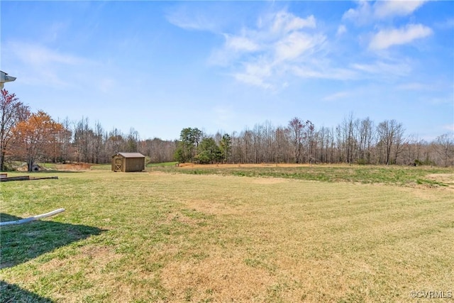 2407 Crawley Rd, Cullen, VA 23924 - view of yard with an outdoor structure and a shed