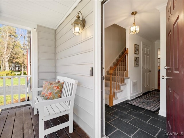 10107 Heritage Ln, Glen Allen, VA 23060 - doorway to property with covered porch