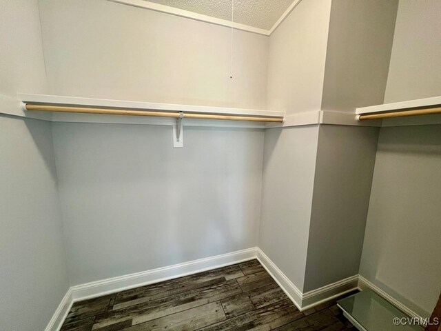 409 Remo Rd, Heathsville, VA 22473 - spacious closet with dark wood finished floors