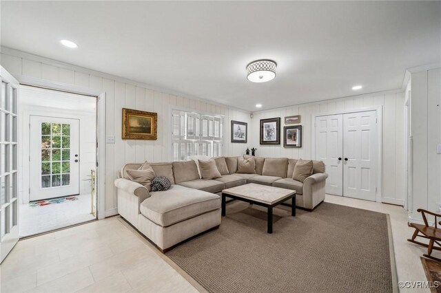 8203 Overbury Rd, Richmond, VA 23227 - living room featuring recessed lighting
