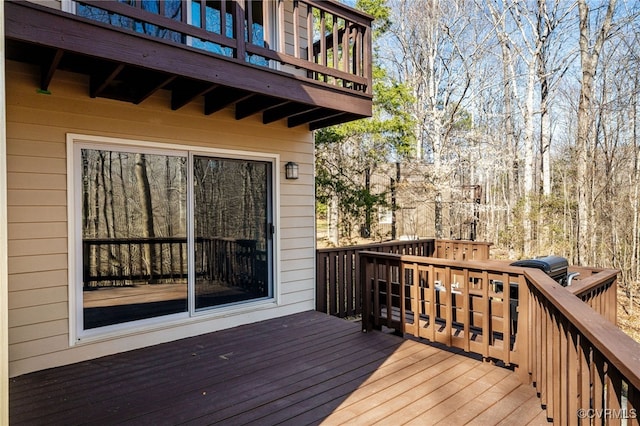 14304 Horseshoe Ford Rd, Ashland, VA 23005 - view of wooden terrace