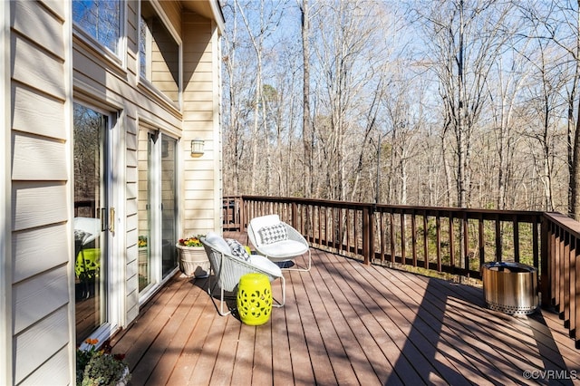 14304 Horseshoe Ford Rd, Ashland, VA 23005 - view of wooden terrace