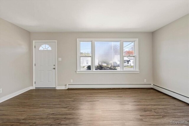111 N Battery St, Highland Springs, VA 23075 - entrance foyer with wood finished floors and baseboards