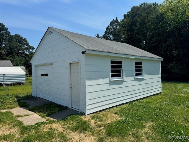 111 N Battery St, Highland Springs, VA 23075 - view of outdoor structure with an outbuilding