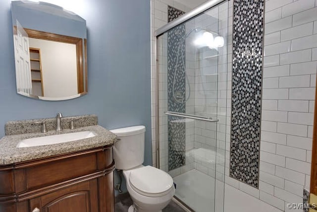 6920 Apamatica Ln, Chesterfield, VA 23838 - full bathroom featuring a shower stall and vanity
