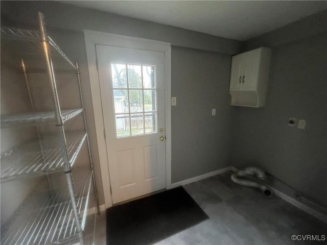 309 Royal Oak Ave, Colonial Heights, VA 23834 - laundry area featuring hookup for an electric dryer and cabinet space