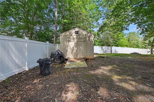 11418 Parrish Creek Ln, Chesterfield, VA 23832 - view of shed featuring a fenced backyard
