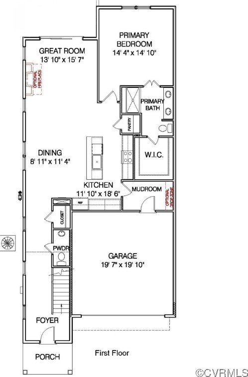 122 Steyland St, Ashland, VA 23005 - home floor plan