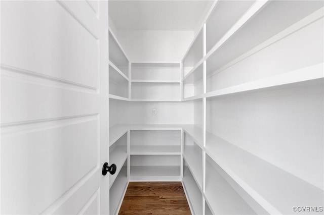 view of storage area