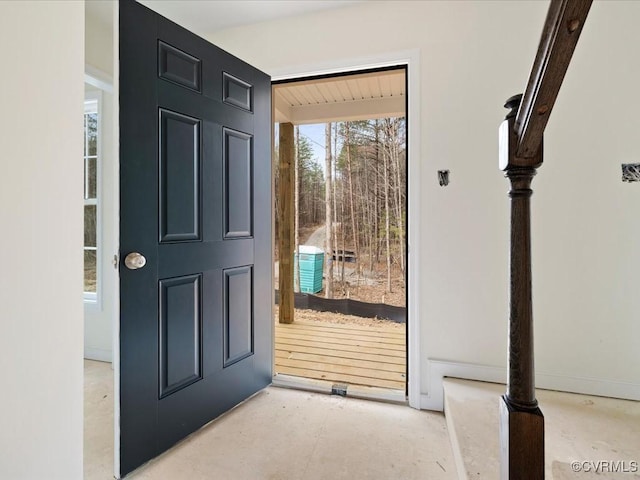 view of entrance foyer