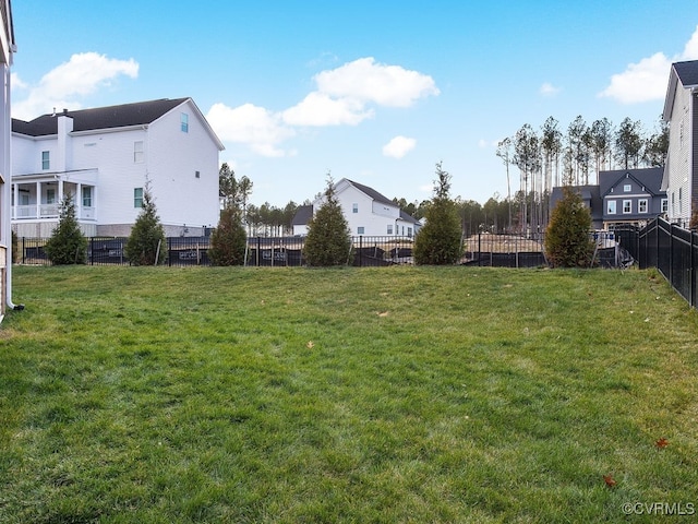 18525 Cove Creek Dr, Moseley, VA 23120 - view of yard with fence and a residential view