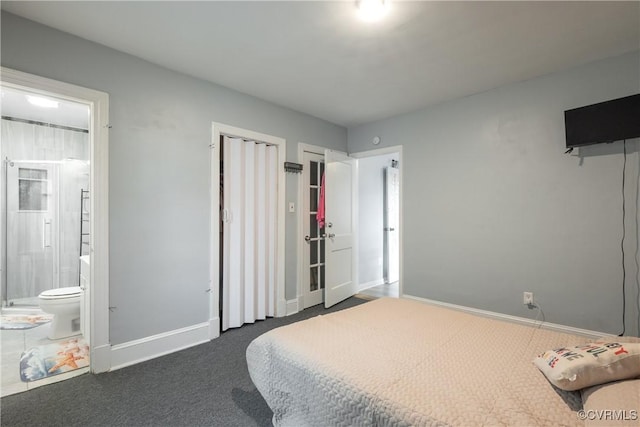 3057 Maury St, Richmond, VA 23224 - bedroom with ensuite bathroom, baseboards, and carpet