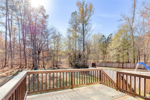 15116 Alderwood Turn, Chester, VA 23831 - wooden deck with fence