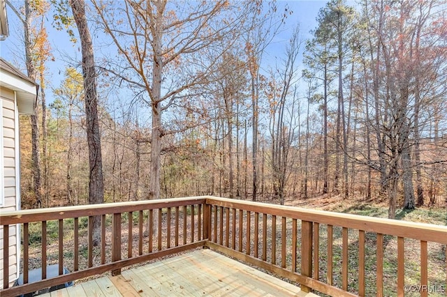 15116 Alderwood Turn, Chester, VA 23831 - deck featuring a view of trees