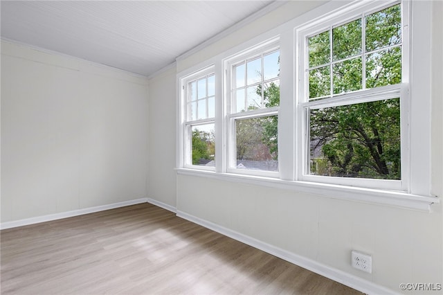 2407 Dumbarton Rd, Henrico, VA 23228 - empty room with light wood-type flooring and crown molding