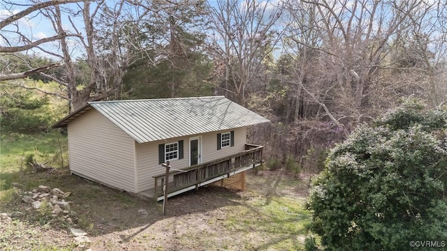 1413 First Rock Rd, Prospect, VA 23960 - exterior space with metal roof