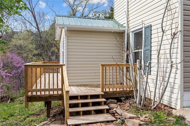 1413 First Rock Rd, Prospect, VA 23960 - view of wooden deck