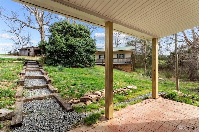 1413 First Rock Rd, Prospect, VA 23960 - view of yard featuring a patio