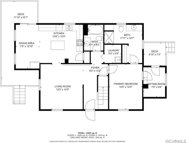 1413 First Rock Rd, Prospect, VA 23960 - view of layout