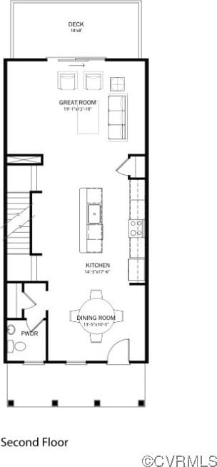 15325 Sunray Way, Chesterfield, VA 23832 - home floor plan